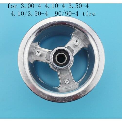 Good quality Aluminium 10inch Rear Wheel Rim 3.00-4 New Scooter Wheel Hubs for 3.00-4 or 3.50-4 or 4.10-4 Tire aluminum