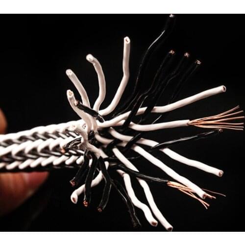 8TC/12TC 7N OCC Speaker Cable DIY Bulk Amplifier HiFi Audio Line