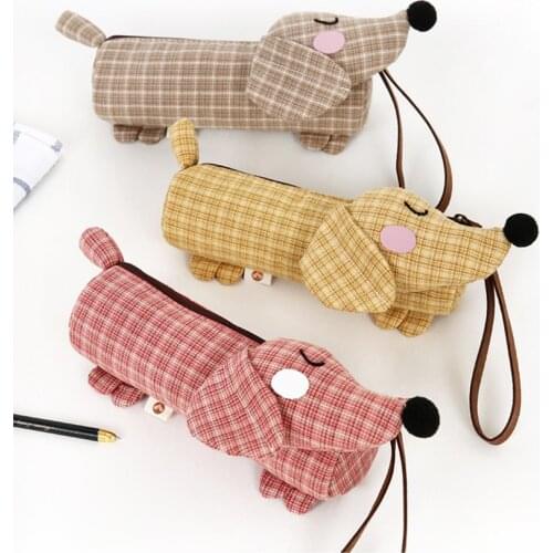 Pencil Case For Girls Estojo Escolar Large School Supplies Anime Stationery Creative Pencil Bags Makeup Brush Case Cute Pencase