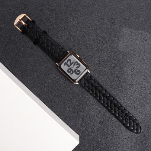 High quality Leather loop Band for iWatch 40mm 44mm Sports Strap Tour band for Apple watch 42mm 38mm Series 2 3 4 5 6 SE