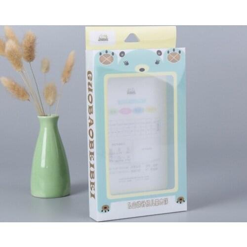 Matte Lamination Colorful Printing clear transparent packaging box custom plastic pvc pet clear box wholesale ---DH40095