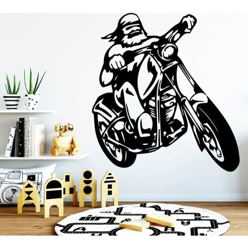 Fashion Motorcycle Wall Sticker Decor Wallsticker For Kids Rooms Wall Decal Stickers Murals Living Room Decor