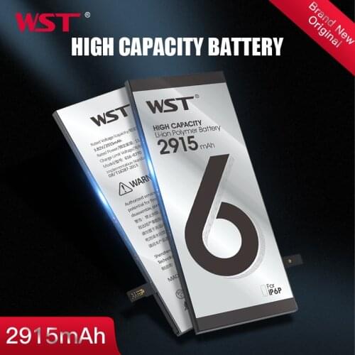 Origin WST for iPhone 6plus battery real capacity 2915mAh Li ion mobile replacement battery for iPhone 6 plus with free tools