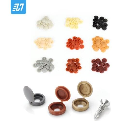 Hinged Plastic Screw Bolt Cover Fold Caps Nuts For Universal Car Home Furniture Decorative ABS