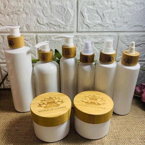 Hair care Custom Logo Plastic Spray Bottle 8 oz Container Cream Jars With Lid Women Professional Beauty Makeup Tools Packaging