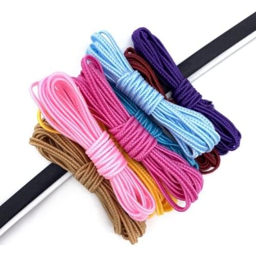 Braided Lace Rope 3mm Big Young Rope Big Round Rope K Rope Polypropylene Rope Nylon Rope Gold Ribbon Accessories