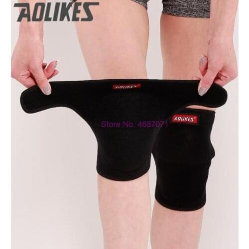 By DHL AOLIKES 50pair Volleyball knee pads thicker sponge sports support kneepads for basketball dance joelheira rodilleras