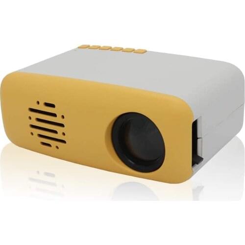 Mini Portable Projector,LED Mini Projector Pixels Supports 1080P HDMI USB Audio Portable Projector Home Media Video player