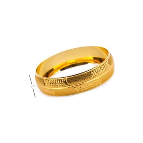 2 cm Gold Plated Bracelet