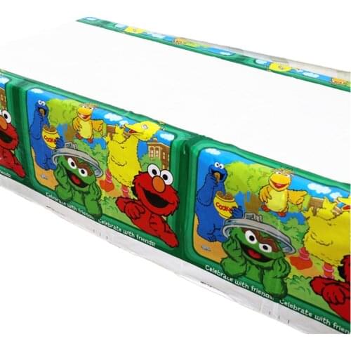 108cm*180cm Sesame Street tablecloths favor kids birthday party decoration supplies mickey table cloth table cover baby shower