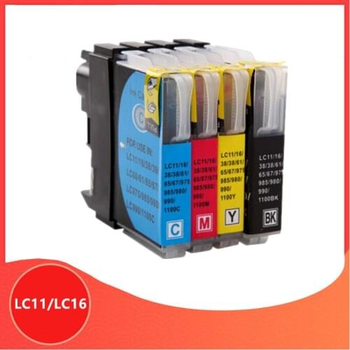 Compatible Ink Cartridges for Brother LC 1100 LC11 LC16 LC38 LC65 LC980 DCP 385C DCP-390CN DCP-395CN DCP-535CN DCP-585CW