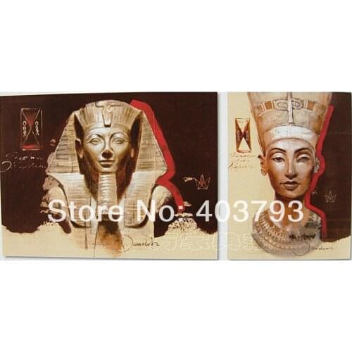 Modern abstract Oil Painting On Canvas India Sphinx paintings for home decoration Free shipping