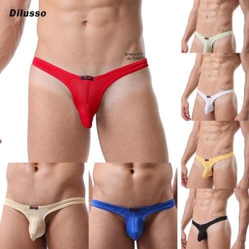 Low Waist Mesh Gauze Transparent Mens Underwear U-convex Pouch Sexy Briefs Tight Fitting Male Underpants Ultra Thin Breathable