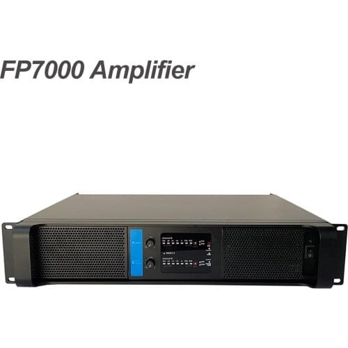 Newest 2 Channels FP7000 Amplifier Disco Party Outdoor Speakers Line Array Power Sound Amplifier For DJ Bar Wedding Xmas Club
