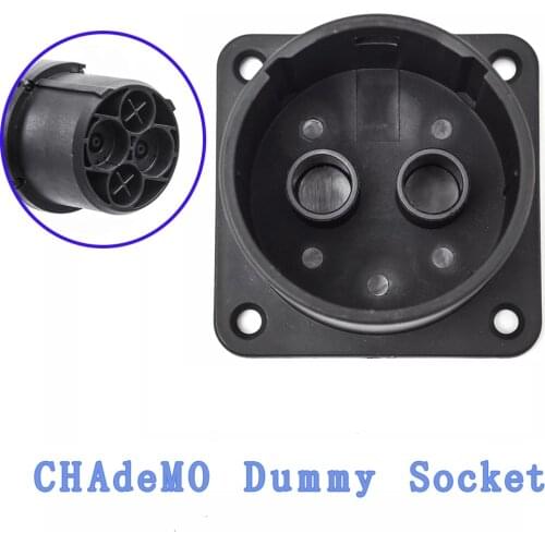 EV Charger Cable Holster for CHAdeMO EVSE IEC 62196-3 Connector Plug Holder Mount DC Dummy Socket