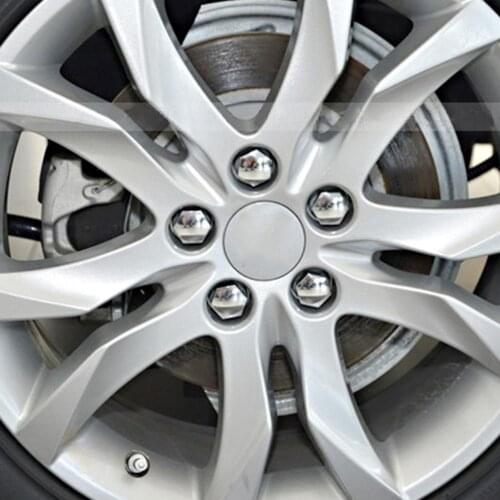 17mm Car Wheel Nut Caps Protection Covers Caps Tire Wheel Screw Anti-Rust Caps Auto Exterior Decoration Tire Anti-dust Protector