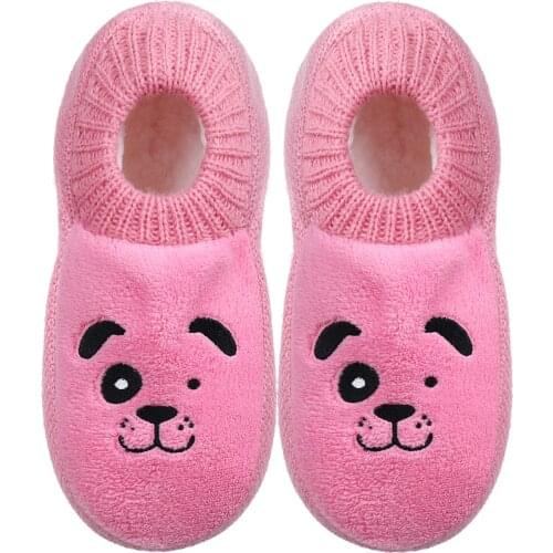 Womens Winter Slipper Socks/ Cozy Fluffy Soft Sole Sherpa Lining Non Skid Indoor Bedroom Slippers Funny Gifts Kni