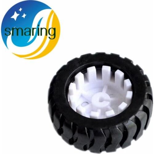 2pcs MiniQ Car N20 Motor 42mm Rubber Wheel/Tire 12 Line Encoding 3pi For DIY Smart Car Chassis Wheels TT Motor Wheel RC Toy