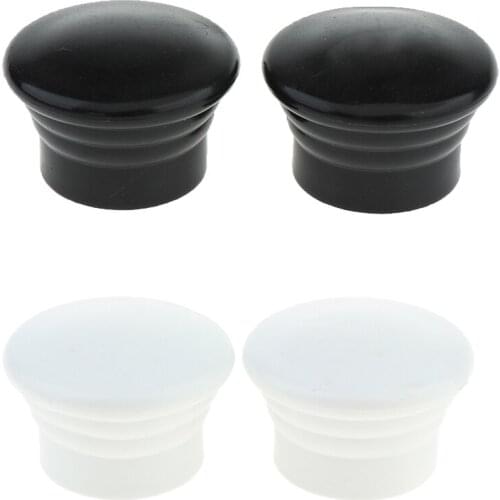 2 Pack Window Curtain Rod End Heads Only Drapery Rod Finials Cap Inner 28mm Diameter
