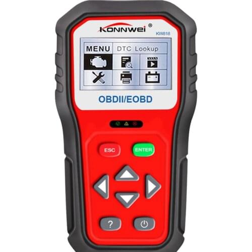 2019 Best OBD2 Scanner Code Reader Diagnosis KW818 Russian Spanish Automotive Escaner Portugues Better AL519 Car-Detector