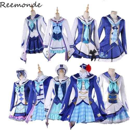 Anime LoveLive Sunshine Cosplay Costumes Love Live Cosplay Aqours OP2 In Women Girl Uniform Takami Chika Tsushima Yoshiko Ruby