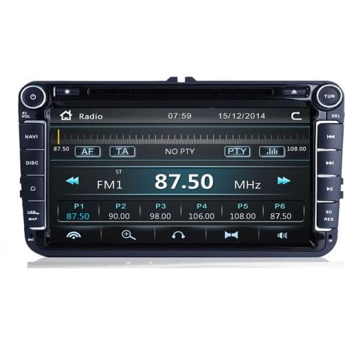 8'' 2 din Multimedia Player Car DVD GPS Navigation for VW Volkswagen GOLF 6 Polo New Bora JETTA PASSAT B6 SKODA Radio RDS