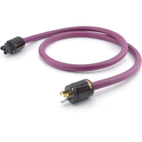 Free shipping 1.5m high performance SP-9 power cable with gold plated EU plug
