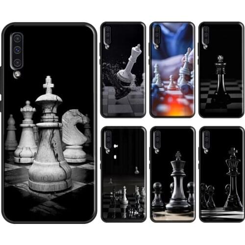 International Chess Pieces Soft Case For Samsung A21S A20e A10 A20 A40 A50 A70 A12 A52 A11 A31 A41 A51 A71 M31 Coque