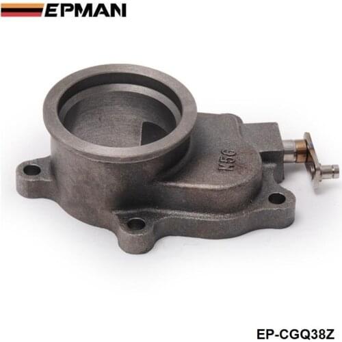 Cast Iron 2.5" V-band to 5 bolts T3/T4 Turbo Downpipe Side Flange Turbo Charge EP-CGQ38Z