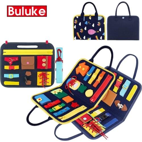 Baby Puzzle Education Toy Basic Skills Toddler Activity Board For Fine Motor Skills Learn To Dress Educational Learning Toys New