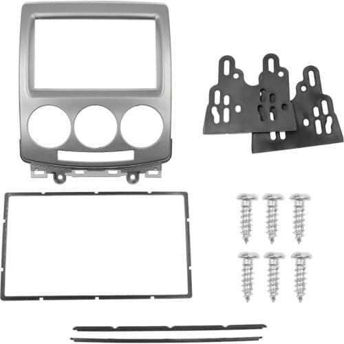 For Ford i-Max 2007+ MAZDA 5 Premacy 2005+ Fascia Radio Refitting Dash 2 Din CD DVD Stereo Panel Mount Install Kit Face