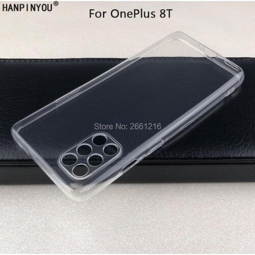 For OnePlus 8T OnePlus8T 5G Z 6.55" New Ultra Thin Soft TPU Silicon Gel Transparent Camera Protect Case Back Cover