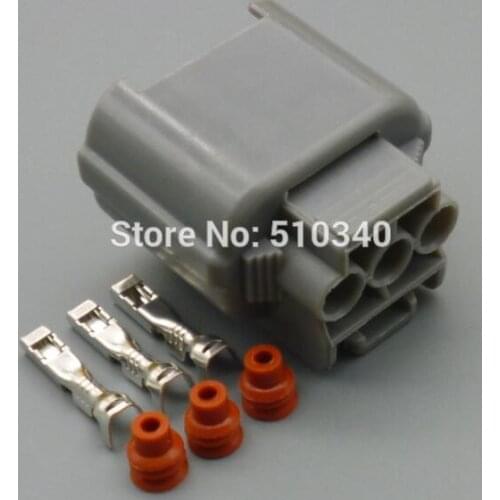 1set Headlight socket height adjustment motor FOR accord 3 core electrical plug connector