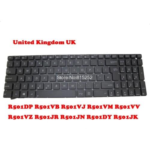 Laptop Keyboard For ASUS R501DP R501VB R501VJ R501VM R501VV R501VZ R501JR R501JN R501DY R501JK US/UK/Canada CA/France FR/Belgium