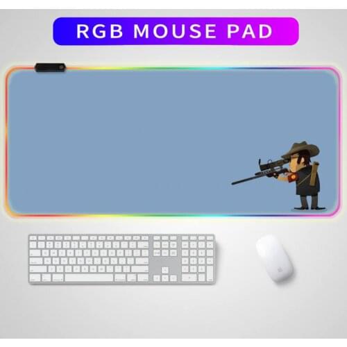 Team Fortress 2 Mouse Pad with Rgb Office Carpet Laptop Pad Undefined Pc Gamer Complete Deskmat Mousepad Xl Mat Game Play Mat