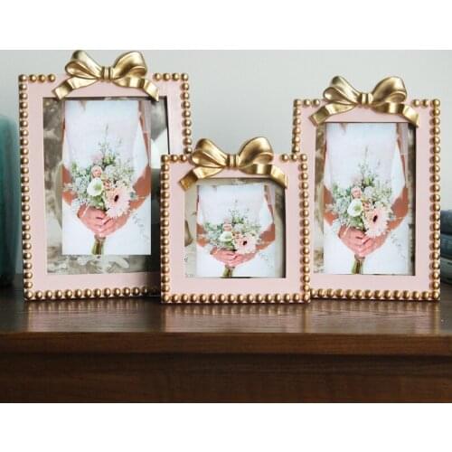 Creative Bowknot Photo Frame Home Decoration Ornaments Studio Photo Frame