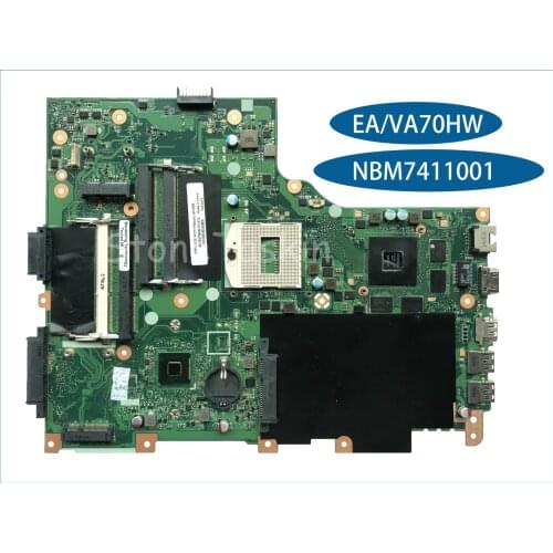 Best Value NBM7411001 for Acer aspire V3-772G Laptop Motherboard EA/VA70HW HM86 DDR3 N14P-GT-A2 GT750M 2GB 100% Tested