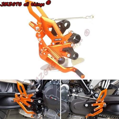 For KTM Duke790 790duke 2018 2019 2020 motorcycle modified accessories CNC Adjustable Rear Set front foot pedal