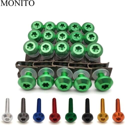 Motorcycle Fairing Screws Clips Body Spring Bolts Kit For KAWASAKI Z900 Z650 Z800 NINJA 250 300R 300 Z250 Z300 250R Accessories