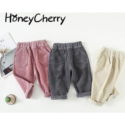 Girls Solid Color Baby Pants Baby boy Casual Pants Girl Pants Children Solid Harem Pants