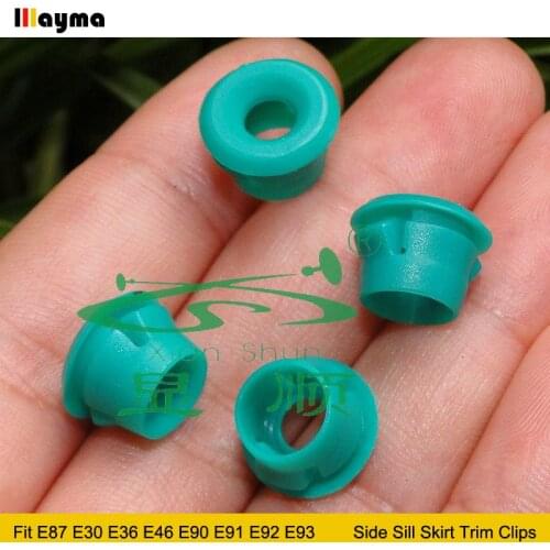Plastics clip for E87 E30 BMW 3 Series E36 E46 E90 E91 E92 E93 Side Skirt Trim Clips Side Sill Skirt Trim Clips Car Accessories