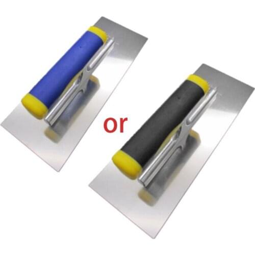 L21C Professional Plastering Skimming Trowel Spreader Stainless Steel Tile Flooring Grout Grouting Float Wall Floor Tiling