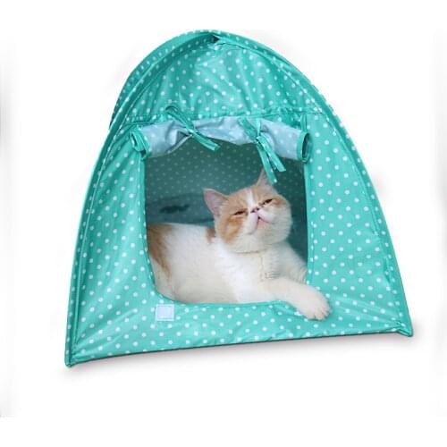 Foldable Dogs Cats Tent pet cat House dog cat bed All Seasons Dirt-resistant Outdoor Camping Home Travel House Pet Tent