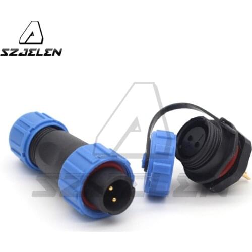 SP13 2 pin waterproof connector, Power wire connectors, cable connectors , automotive connector Plug socket, IP68