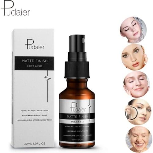 Pudaier Face Spray Profesional Maquillaje Fix Mist Matte Dewy Finish Moisturizing Toner Spray Makeup Setting Spray Oil-control