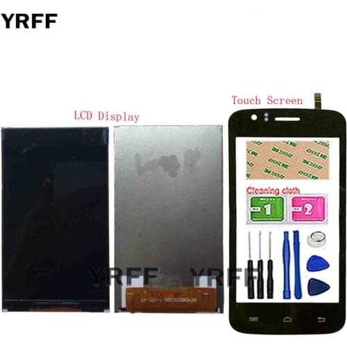 4'' Mobile Phone LCD Display For Explay Atom Separate LCD Display Screen Touch Screen Digitizer Sensor Tools Tape Wipes