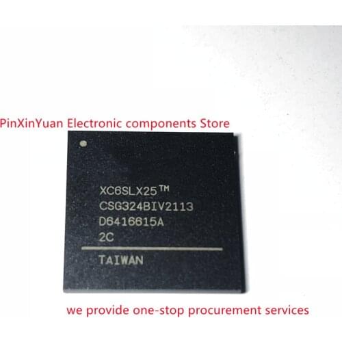 1PCS New original XC6SLX25-2CSG324C BGA324 FPGA-field programmable gate array chip In stock