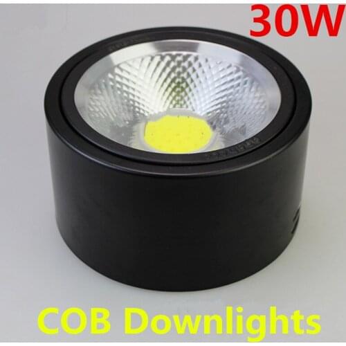 10PCS/LOTS AC90-260V COB highlight works for surface mounted downlights 10W 20W 30W spot lights 100lm/w