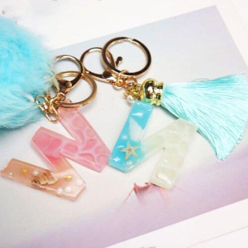 13MC 1 Set Crystal Epoxy Resin Mold Alphabet Letter Number Pendant Casting Silicone Mould DIY Crafts Jewelry Making Tool