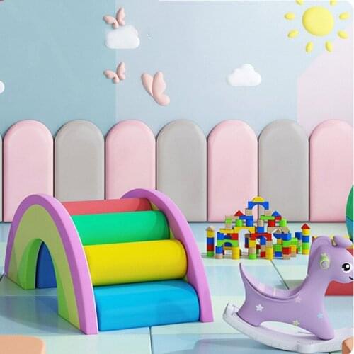 3D Wall Stickers Bedroom Bed Headboard Childrens Anti-collision Soft Bag Background Wall Self-adhesive Bed Decoration King